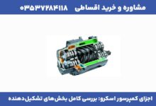 اجزای کمپرسور اسکرو