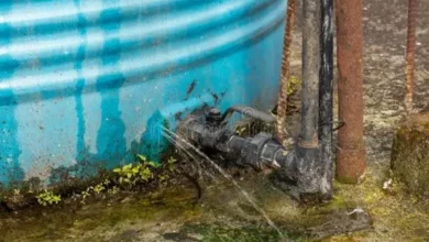 رفع نشتی تانکر آب فلزی