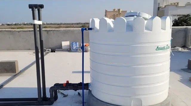 نحوه نصب تانکر آب روی پشت بام
