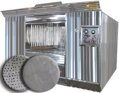 خط تولید نان تافتون نیمه اتوماتیک با دستگاه دوار ثابت