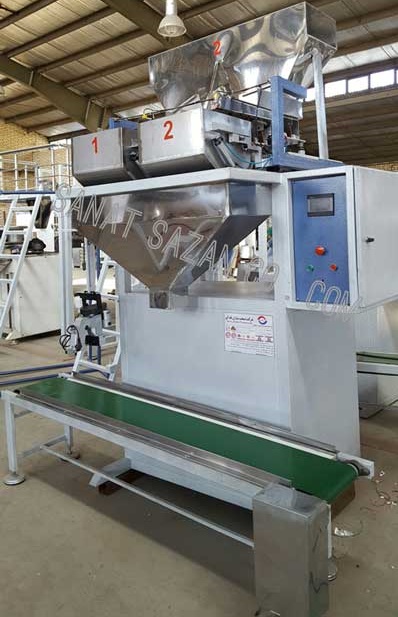 مشخصات،قیمت و خرید دستگاه کیسه پر کن ۲ توزین