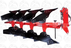 گاوآهن چهار خیش دو طرفه 14 اینچ( 1+3) (با سه نقطه بزرگ)هیدرولیکی