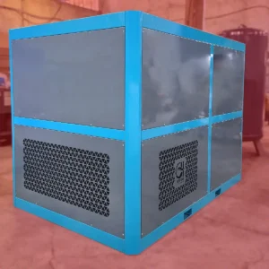کمپرسور اسکرو  9500 لیتری 75 کیلووات دور متغیر(VSD) کوپل مستقیم روتور کمپ آلمان همراه با اینورتر