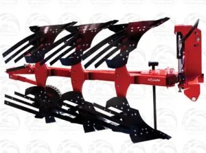 گاوآهن سه خیش دو طرفه 14 اینچ ( 1+2 ) هیدرولیکی با خاک برگردان شیاردار