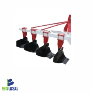 گاوآهن چهارخیش 14 اینچ تسمه ای کرپی دار( دو میل ) صادراتی سوپر-قابلیت نصب چرخ