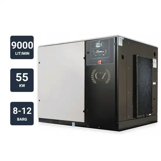 کمپرسور اسکرو 9000 لیتری 55 کیلووات سری CZ pro